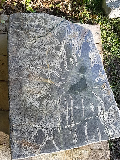 Stone engraving, Monte Christo Winery, Clyde